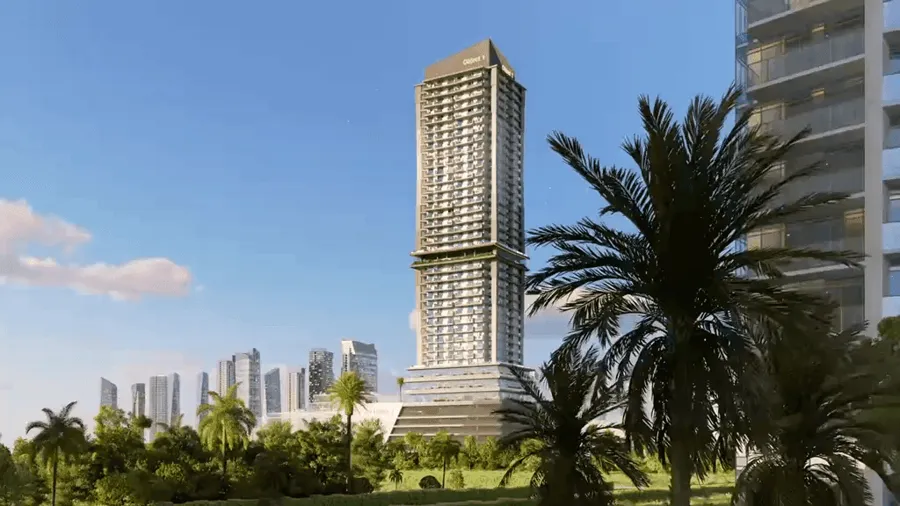 Sky Level 1 tower rendering in JVC
